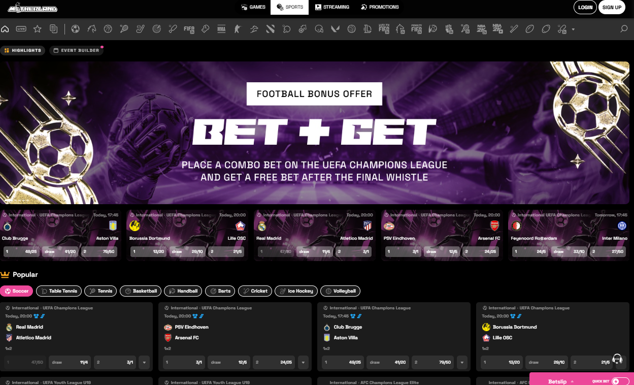 Motherland Sportsbook